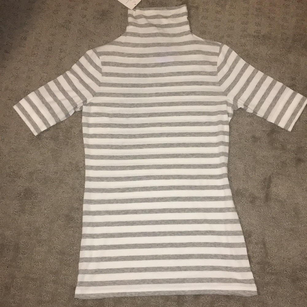 NWT Vince striped 3/4 sleeve shirt
